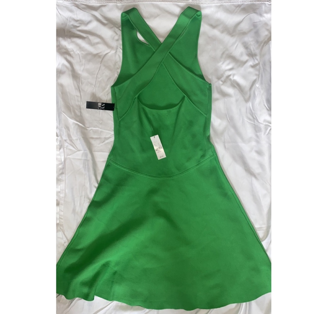 New York & Company Green Work Dress